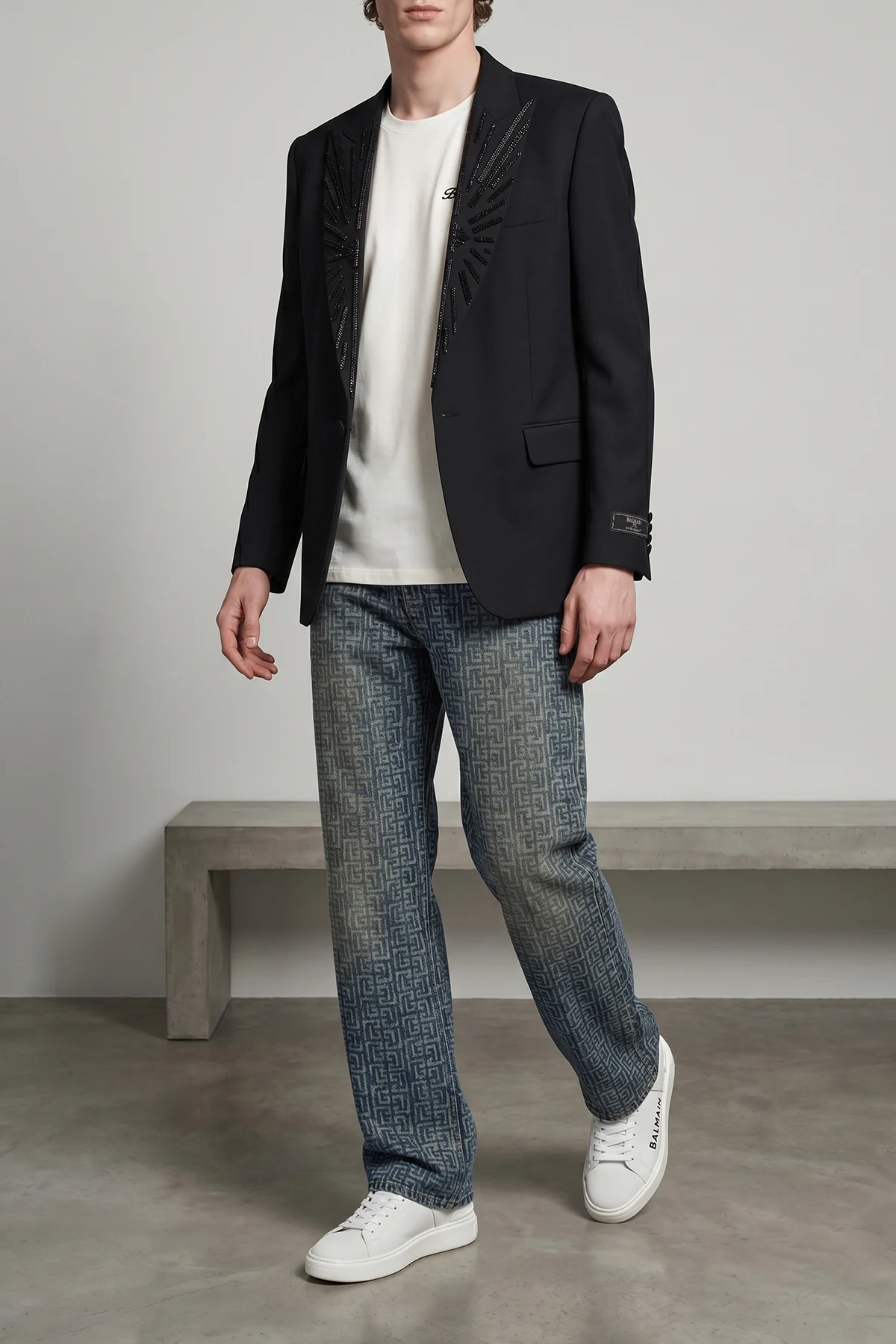 b-court calf leather sneakers