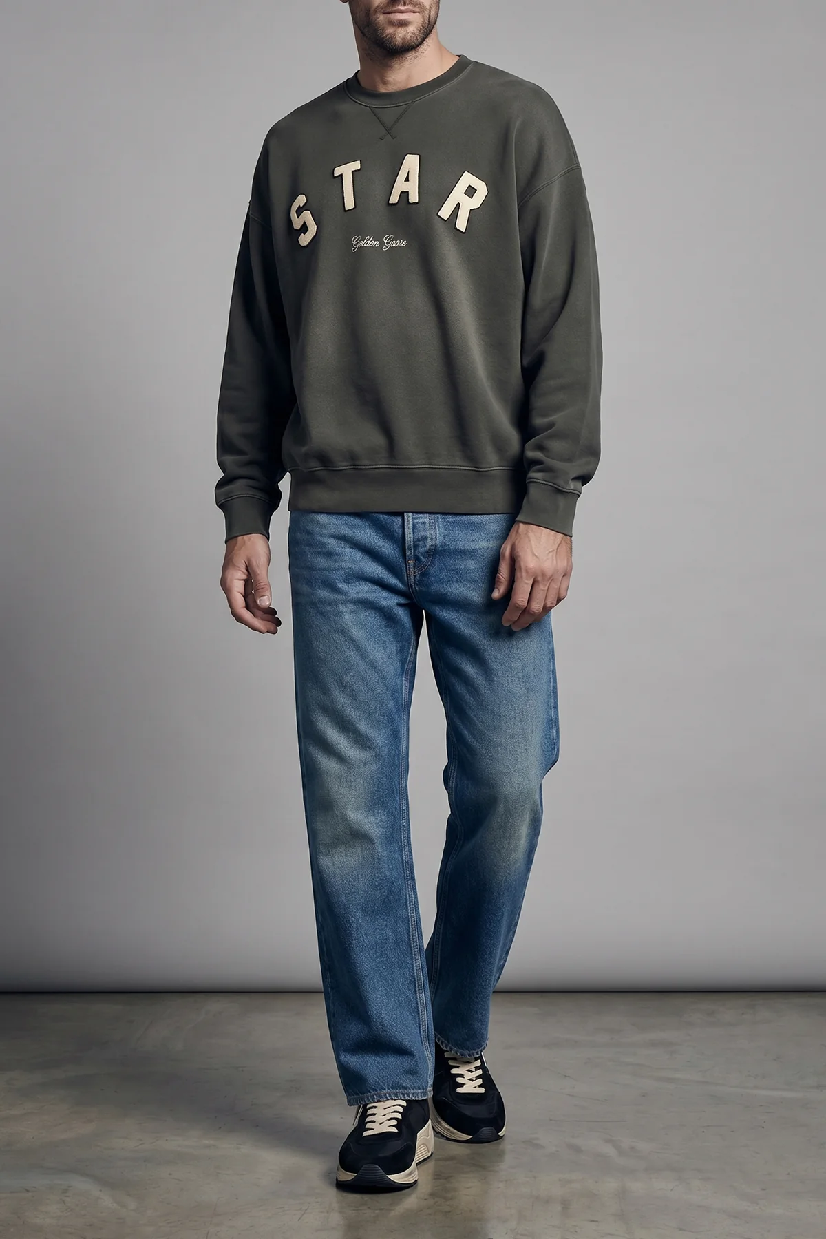 GOLDEN GOOSE 40 running sole sneakers in suede