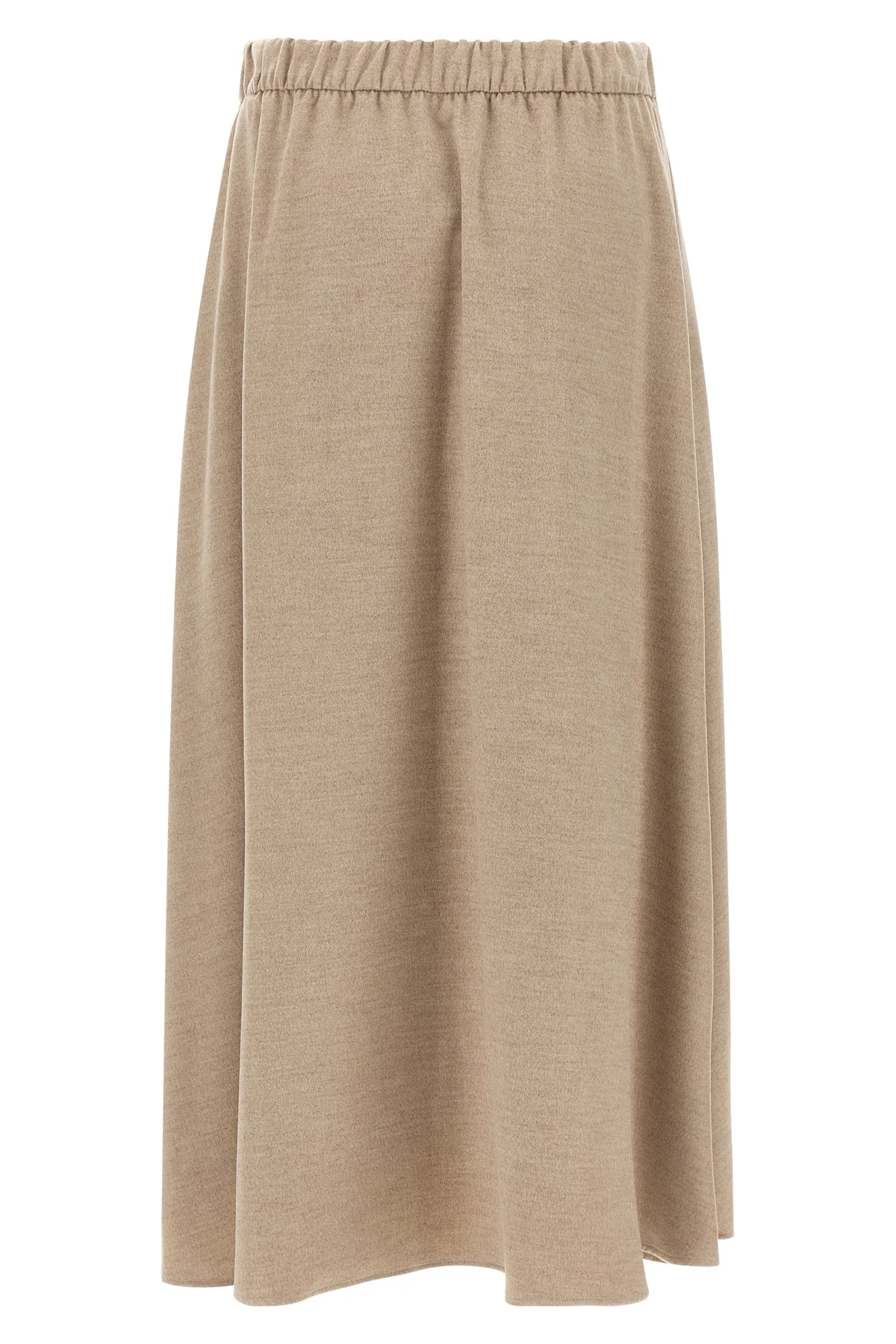 HERNO 40 the herno midi skirt defines an essential aesthetic through an a-shaped silhouet
