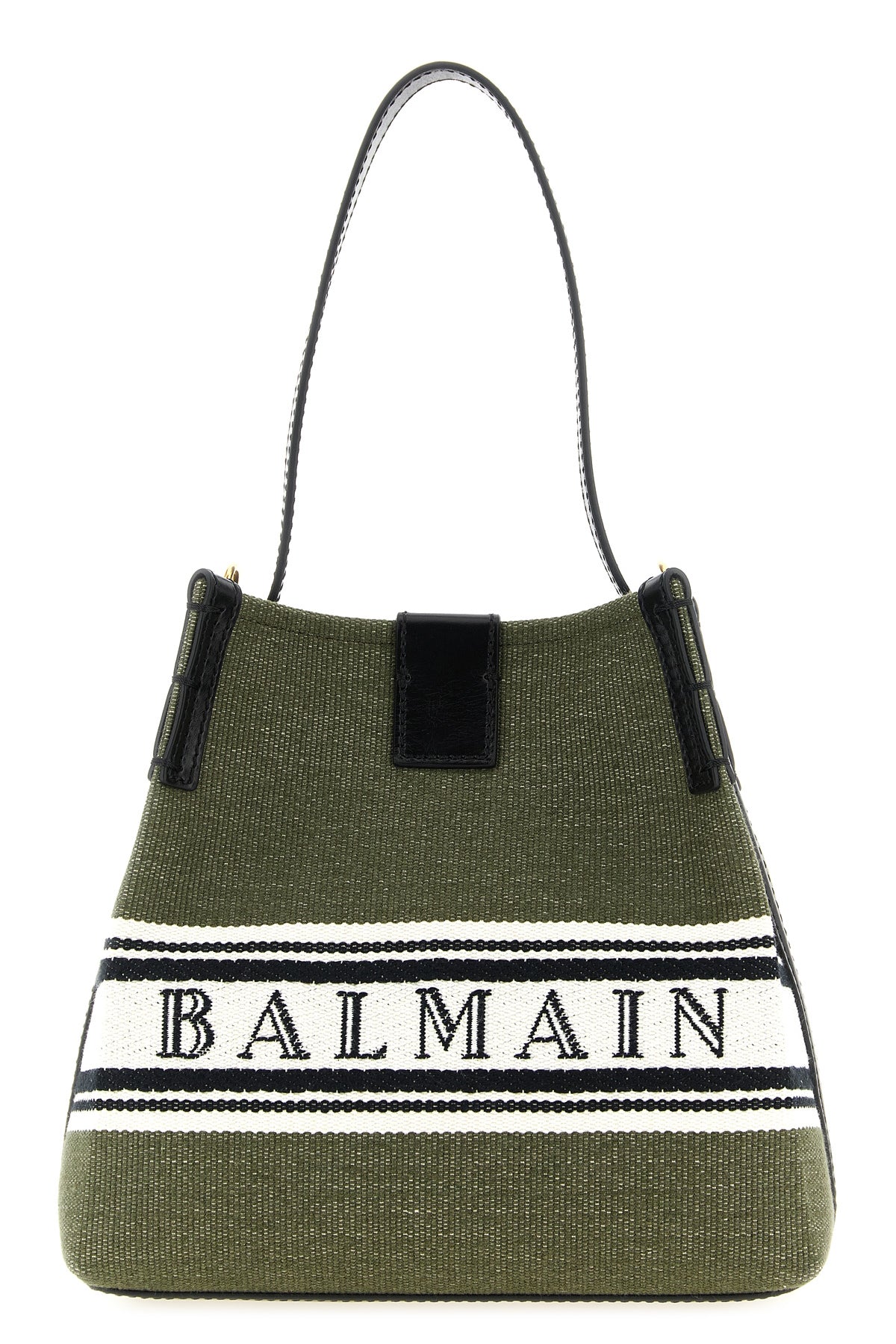 BALMAIN OS release canvas bucket bag