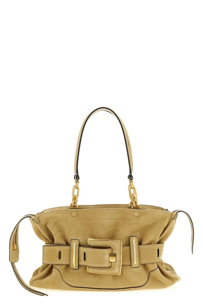 shoulder bag in deer leather