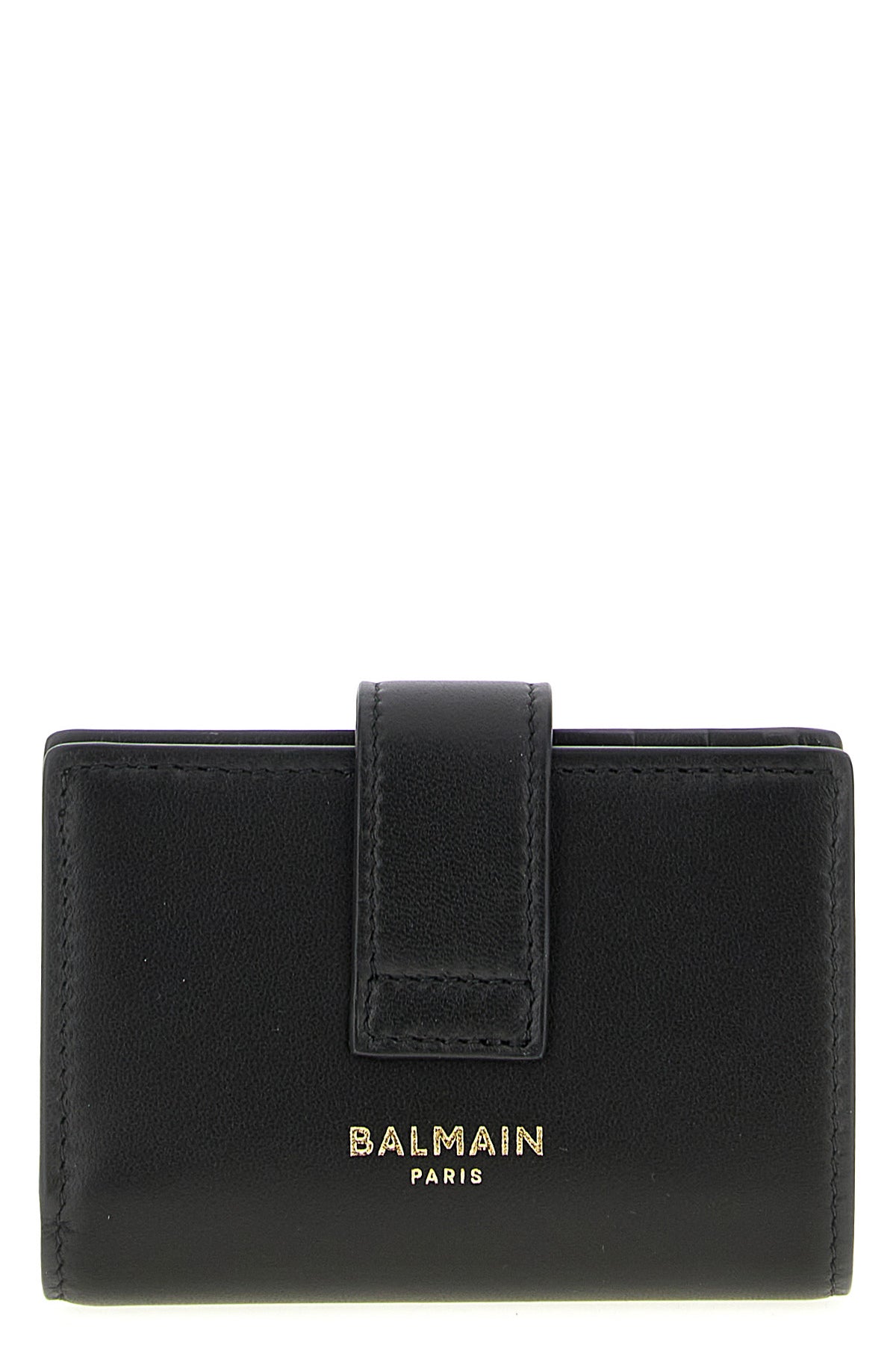 BALMAIN OS pulse calf leather wallet