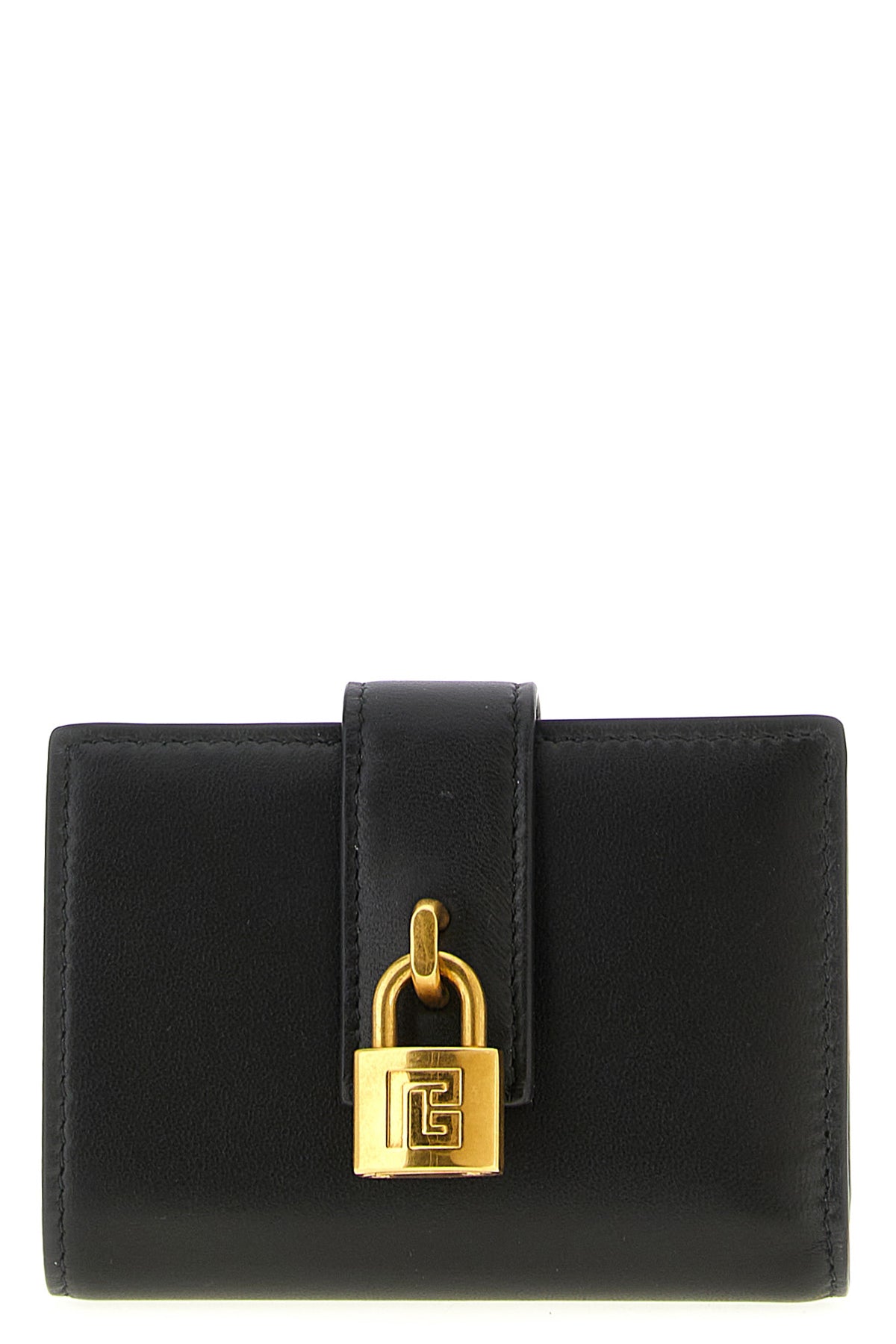 BALMAIN OS pulse calf leather wallet