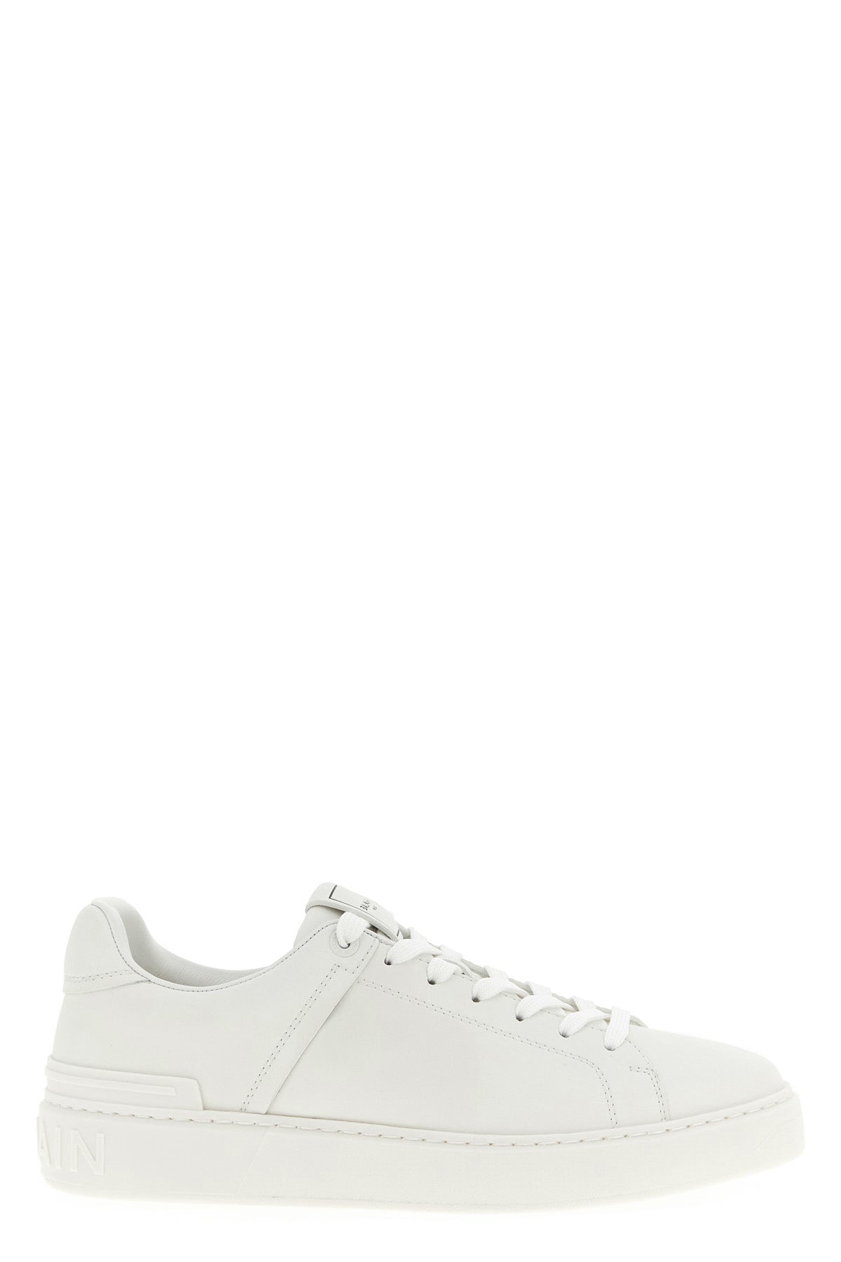 BALMAIN 36 b-cout smooth leather sneakers