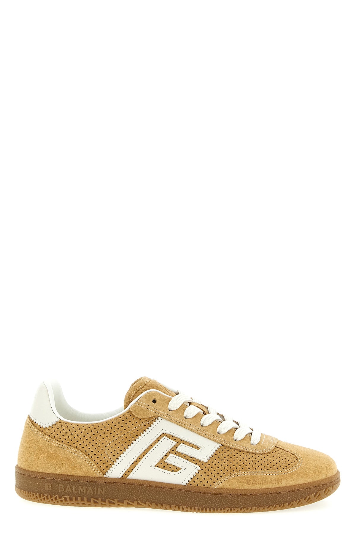 BALMAIN 36 suede sneakers