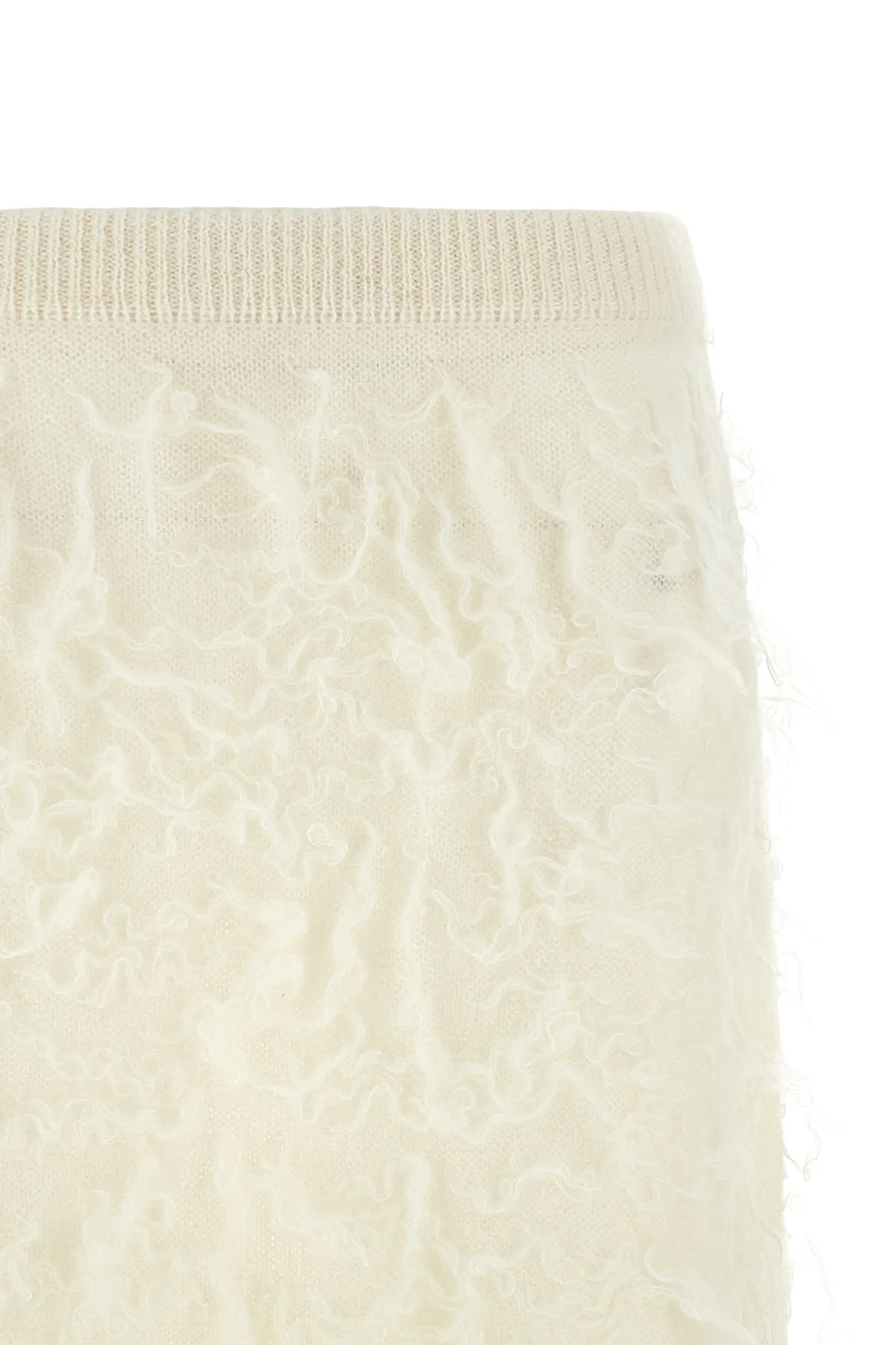 the fabiana filippi midi skirt defines a new tactile dimension through a straigh