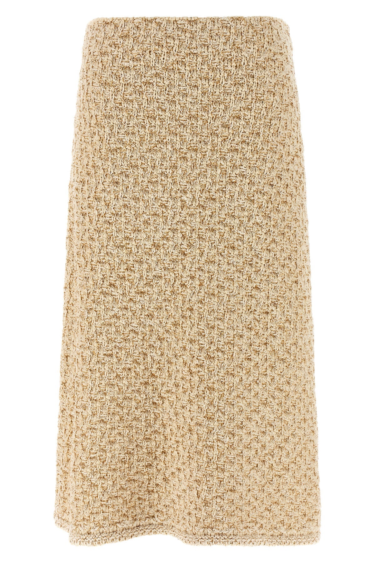 FABIANA FILIPPI 42 sequin denim-effect tweed midi skirt