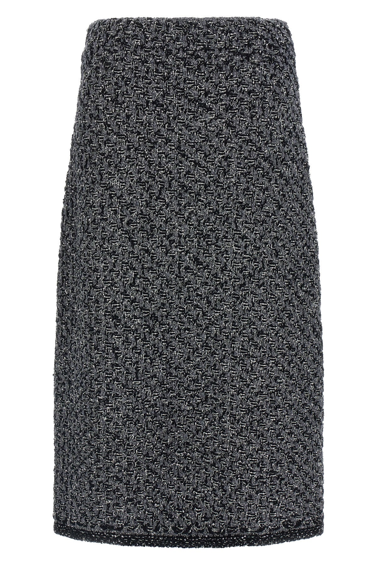 FABIANA FILIPPI 44 midi skirt in tweed denim effect