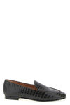 guanto loafers in shiny calf leather and eel leather