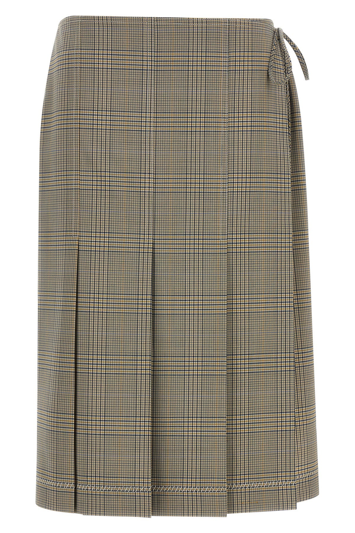 MARNI 38 principe di gallia clement wool blend skirt
