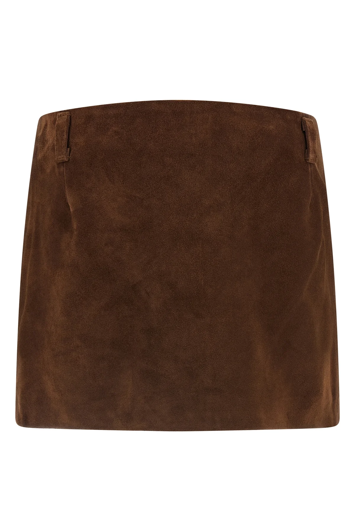 MARNI 38 the marni miniskirt in fine suede redefines the codes of structured clothing thr