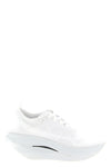 comme des garçons x mizuno wave rebellion pro 3 sneakers in openwork and breat