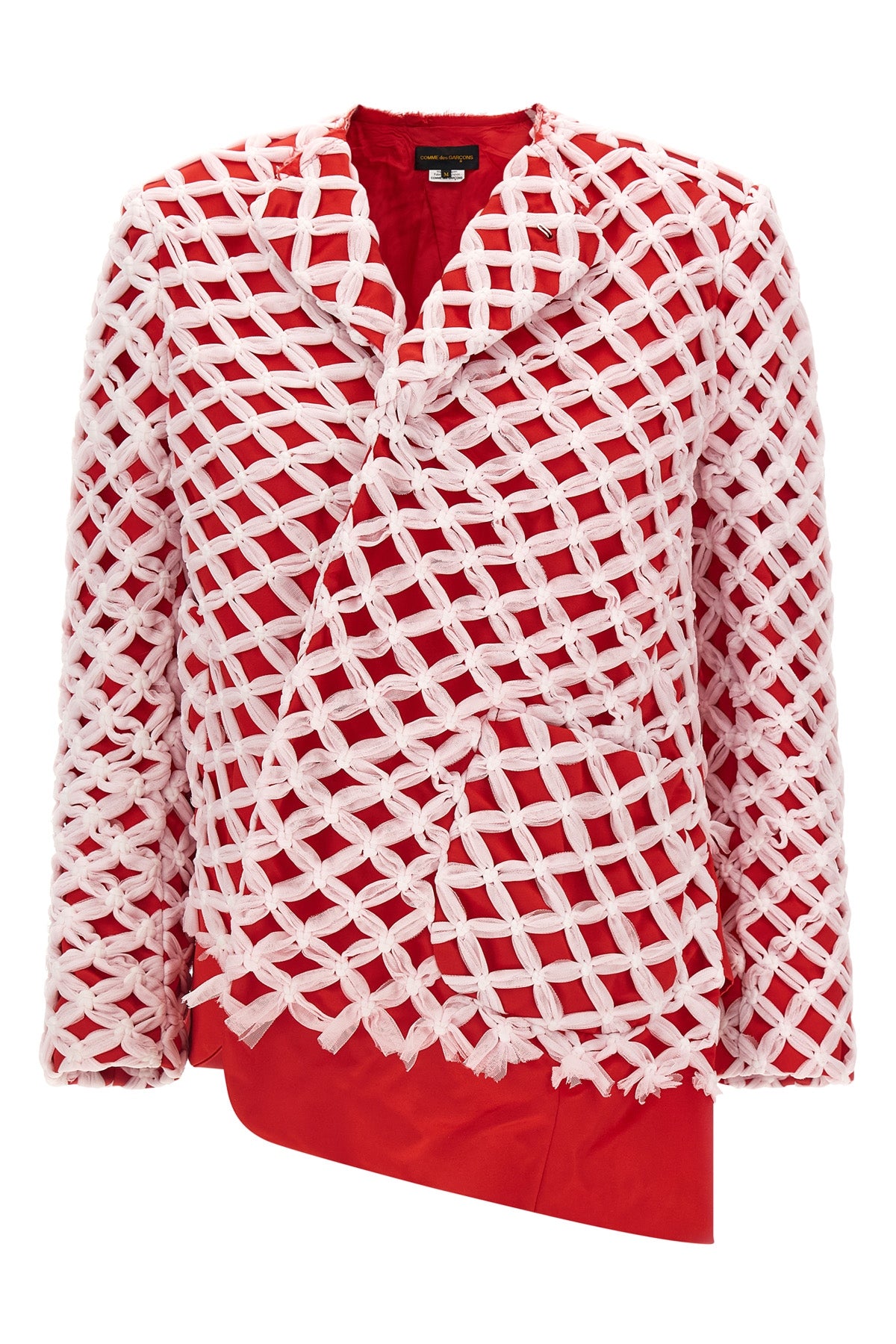 COMME DES GARÇONS M blazer in shiny satin-effect fabric
