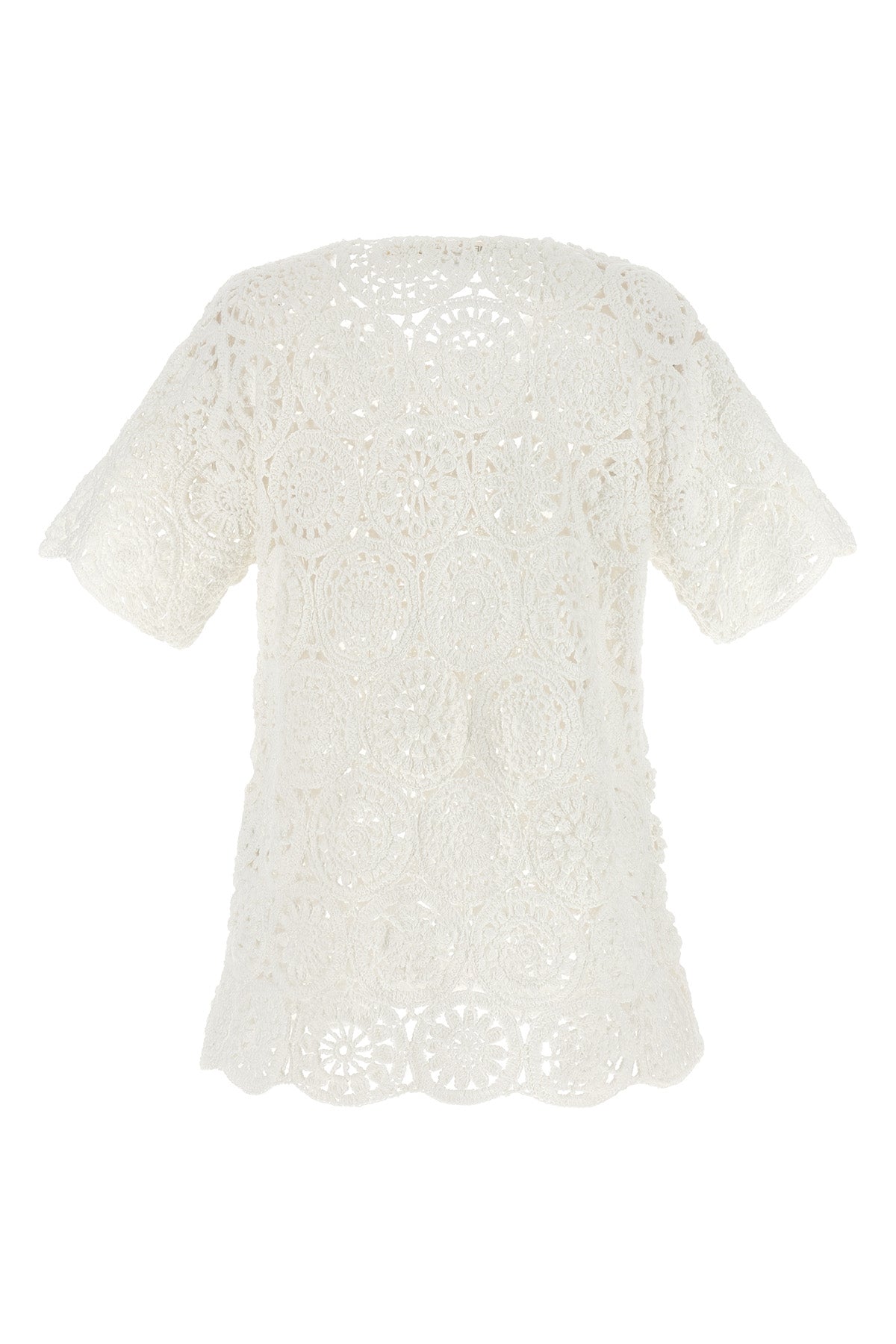 COMME DES GARÇONS M macramé crewneck