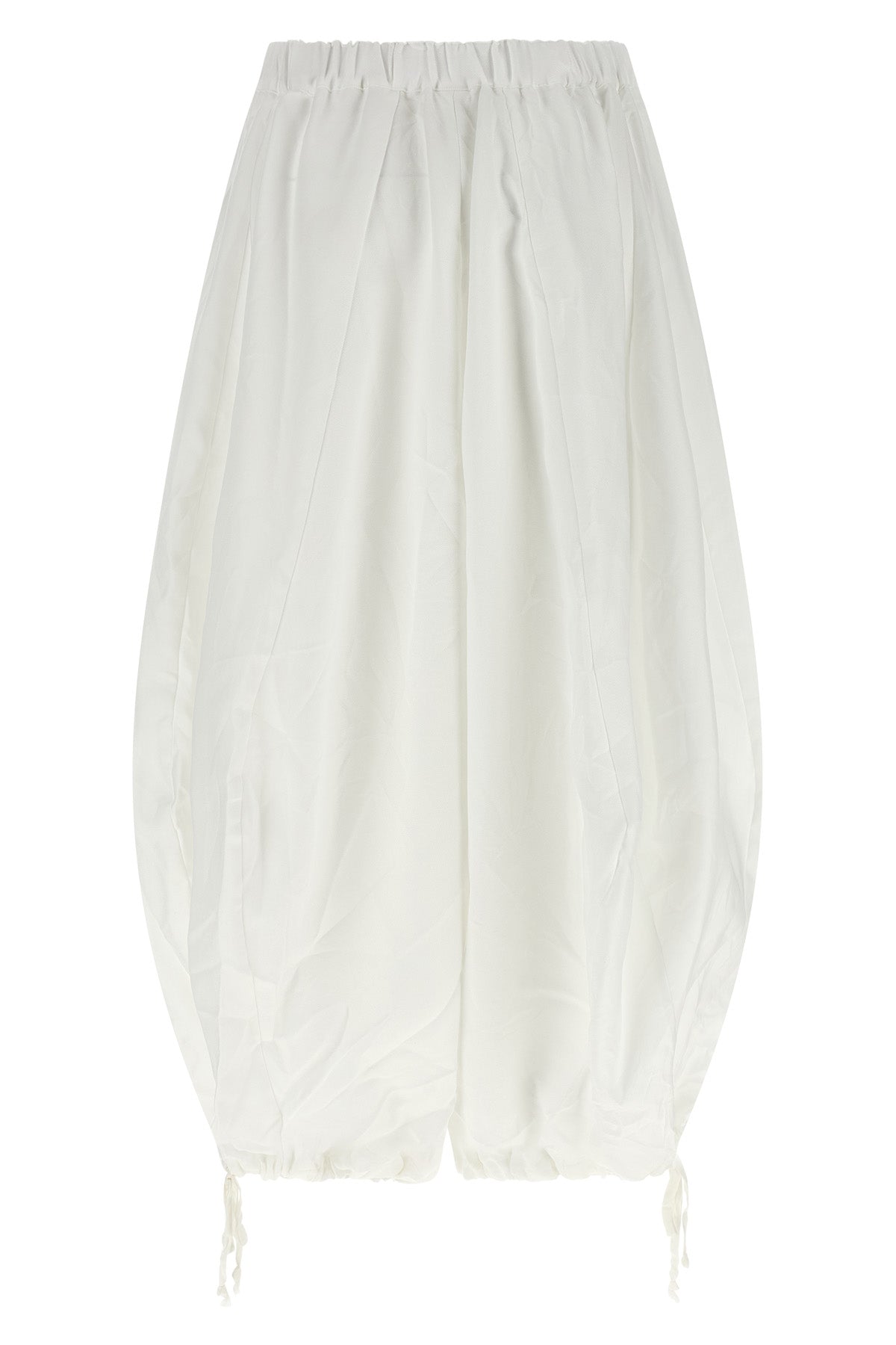 crumpled shiny twill pants