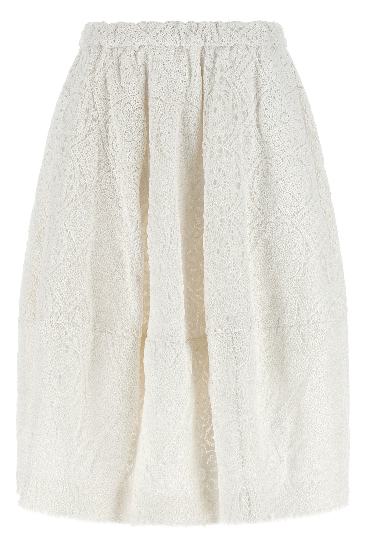 COMME DES GARÇONS M macramé midi skirt