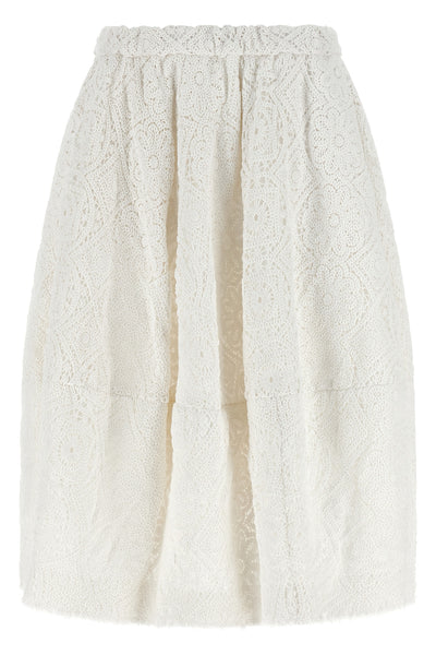 macramé midi skirt