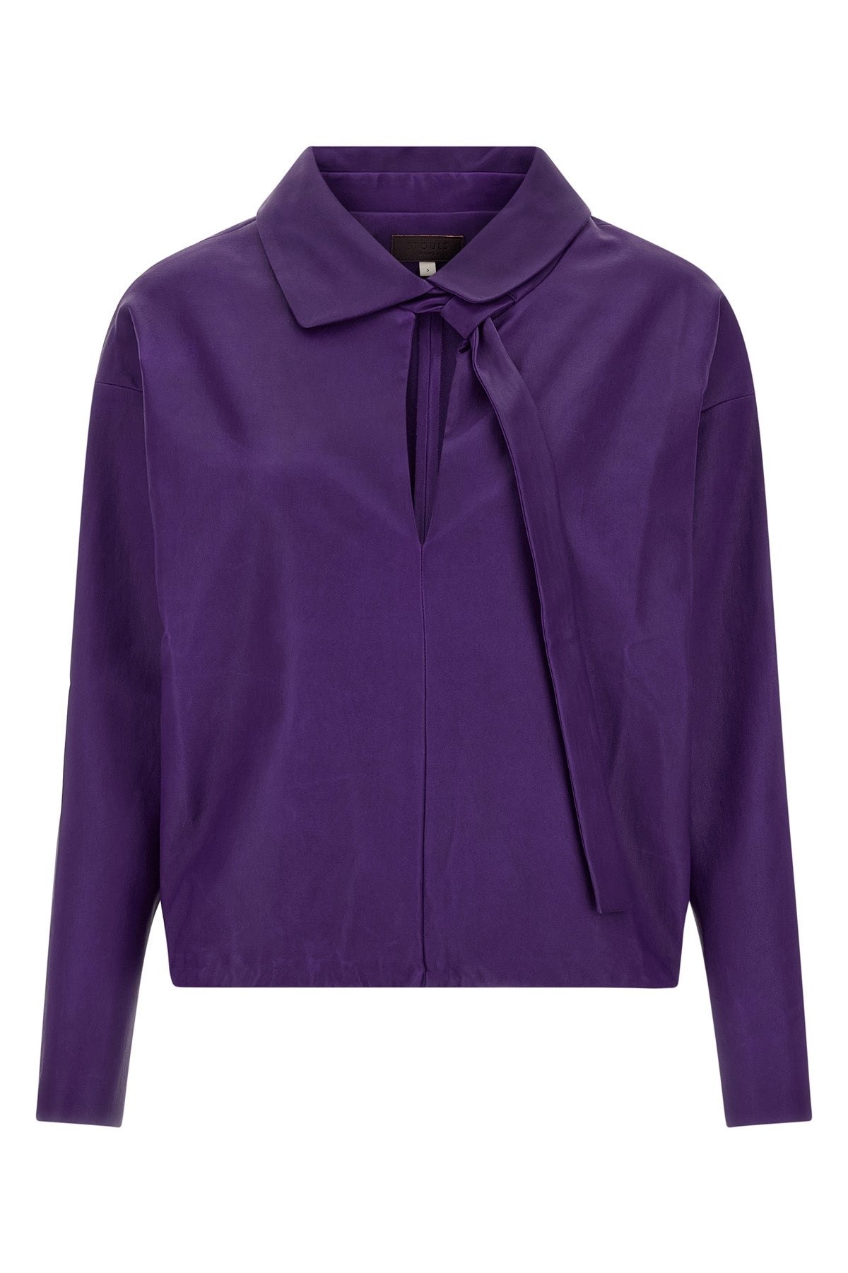 graziela blouse in plongé nappa leather