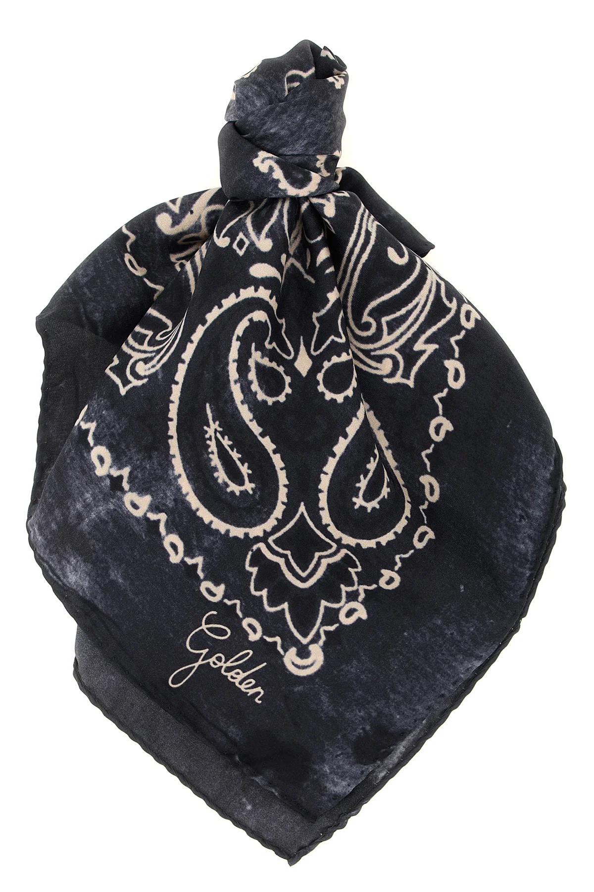 GOLDEN GOOSE OS pure silk scarf