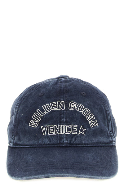 the golden goose journey pure washed cotton baseball cap features a classic si
