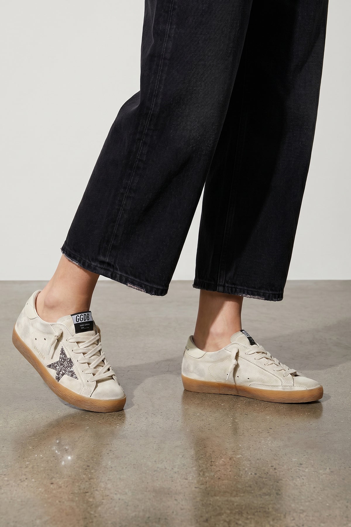 GOLDEN GOOSE 35 super-star suede sneakers