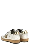 ball star used-effect leather sneakers