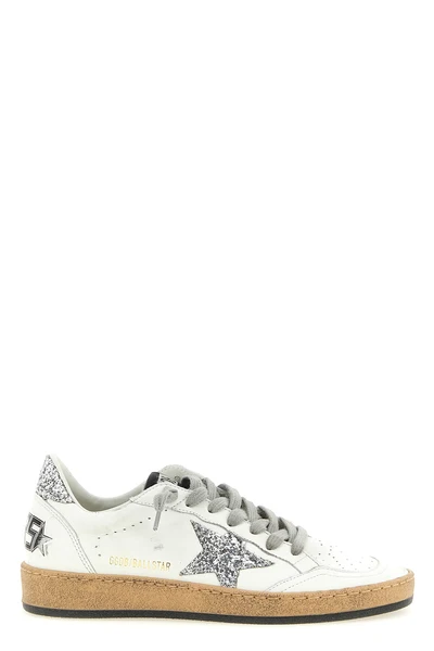 ball star sneakers in used-effect leather