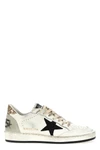 ball star sneakers in used-effect leather