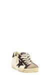 the golden goose super-star sneakers features a low-top silhouette structured