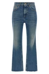 deryn used-effect stone washed cotton denim jeans