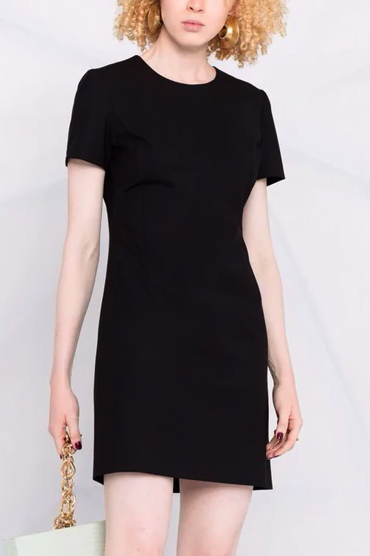 THEORY 0 stretch wool jatinn mini dress