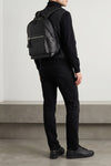 buckley smooth grainy leather backpack