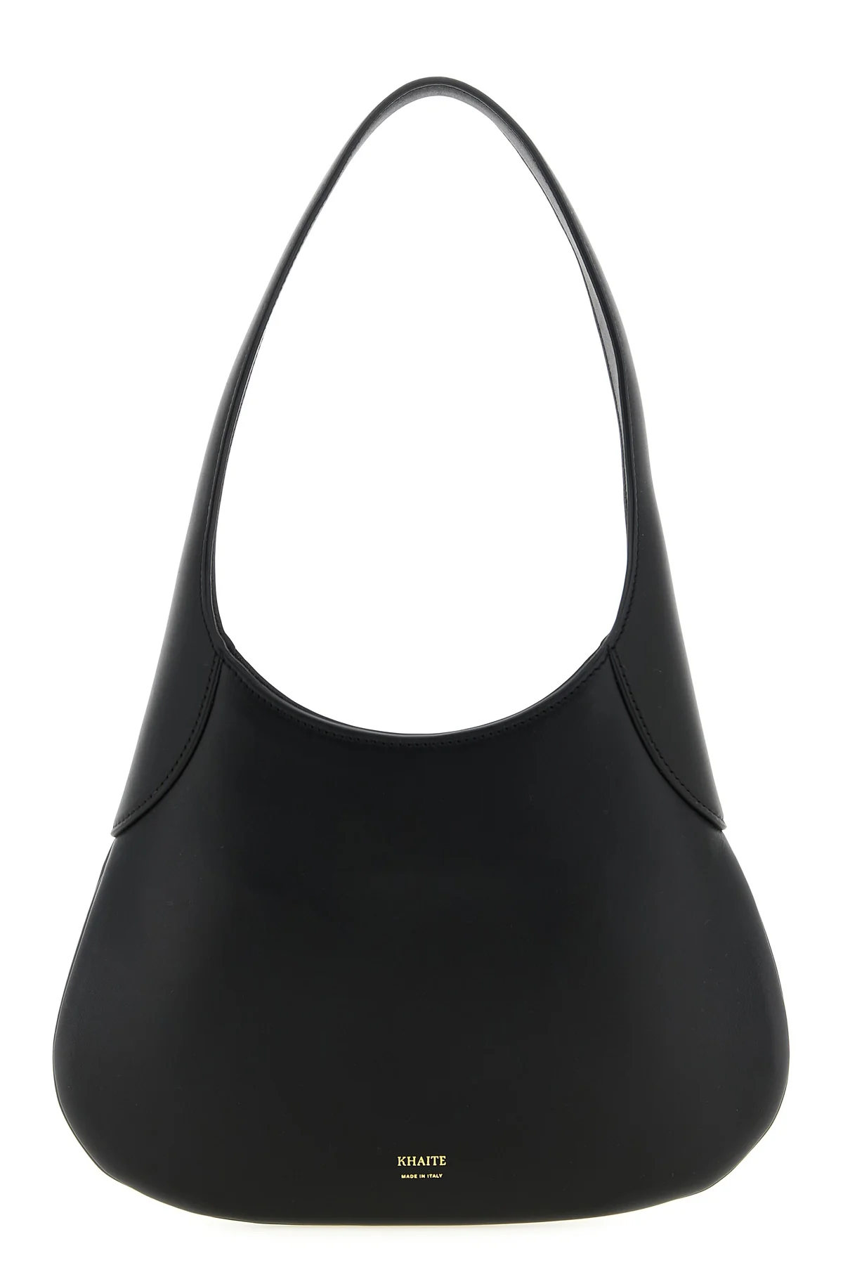 the small khaite joan shoulder bag exemplifies structural purity through its c