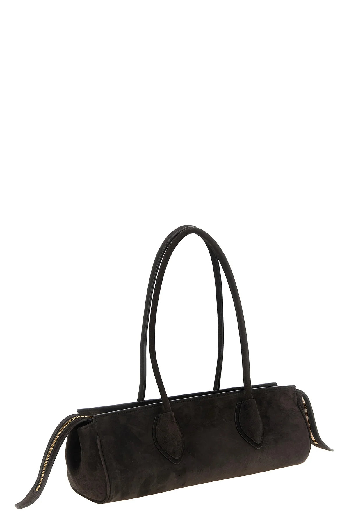 KHAITE OS the khaite donna shoulder bag redefines classic proportions through an elongat