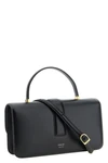 the khaite blake handbag defines a structured silhouette made of fine smooth c