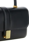 the khaite blake handbag defines a structured silhouette made of fine smooth c
