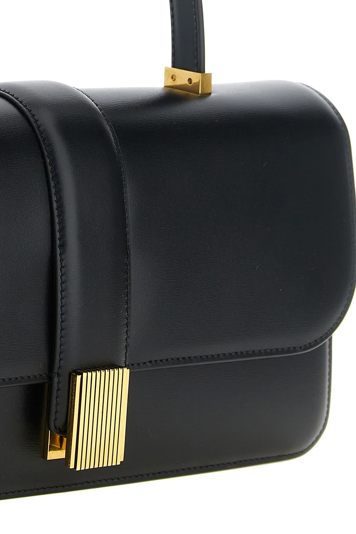 the khaite blake handbag defines a structured silhouette made of fine smooth c