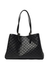 Large GG Emblem Leather Tote
