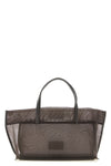 christos mini shopping bag in semi-transparent mesh
