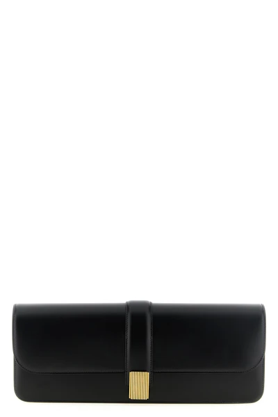the khaite blake clutch is defined through its elongated east-west silhouette