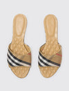 woman's heeled sandal