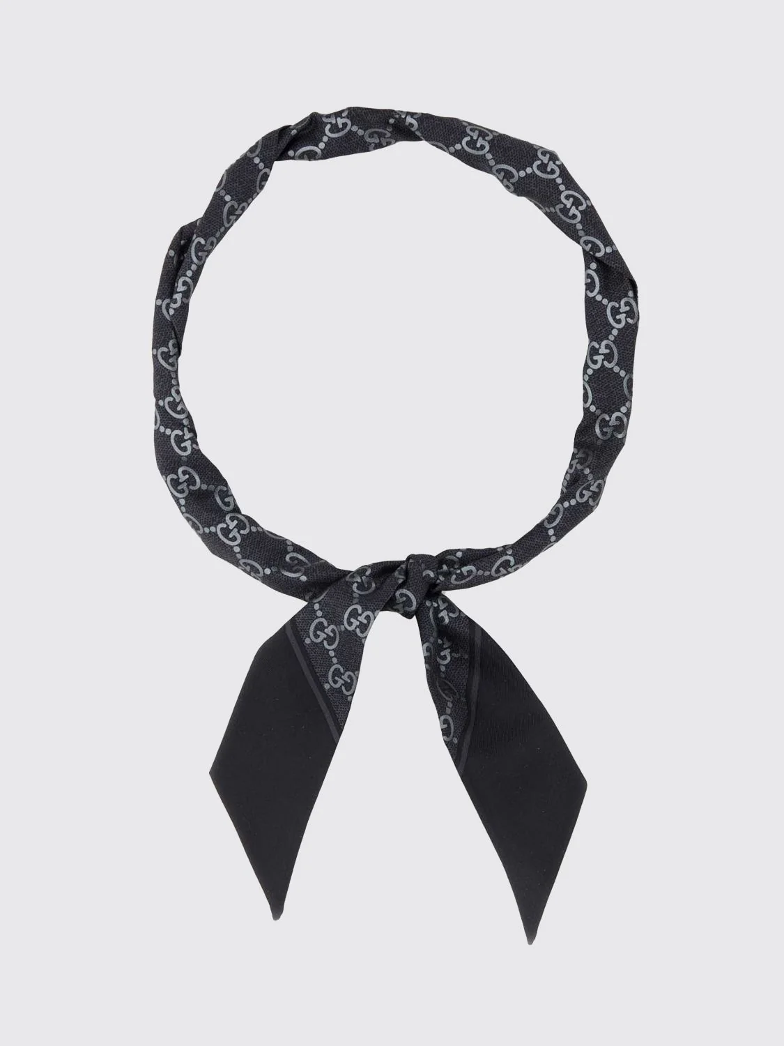 woman's neck scarf