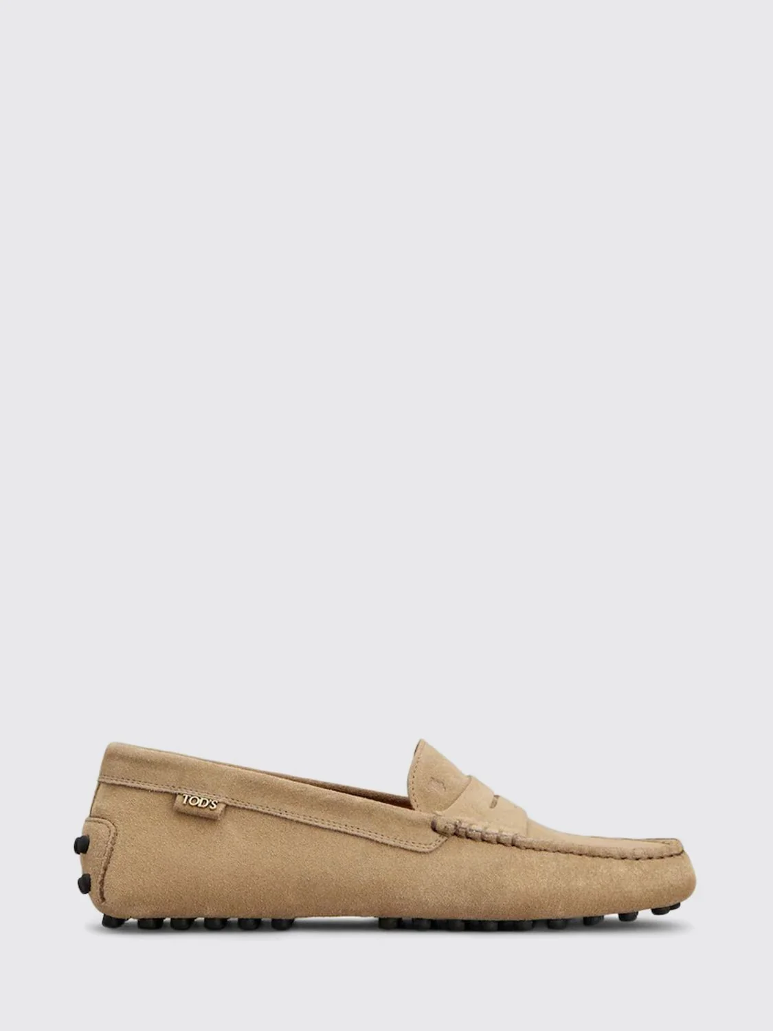 gommino driver suede loafers