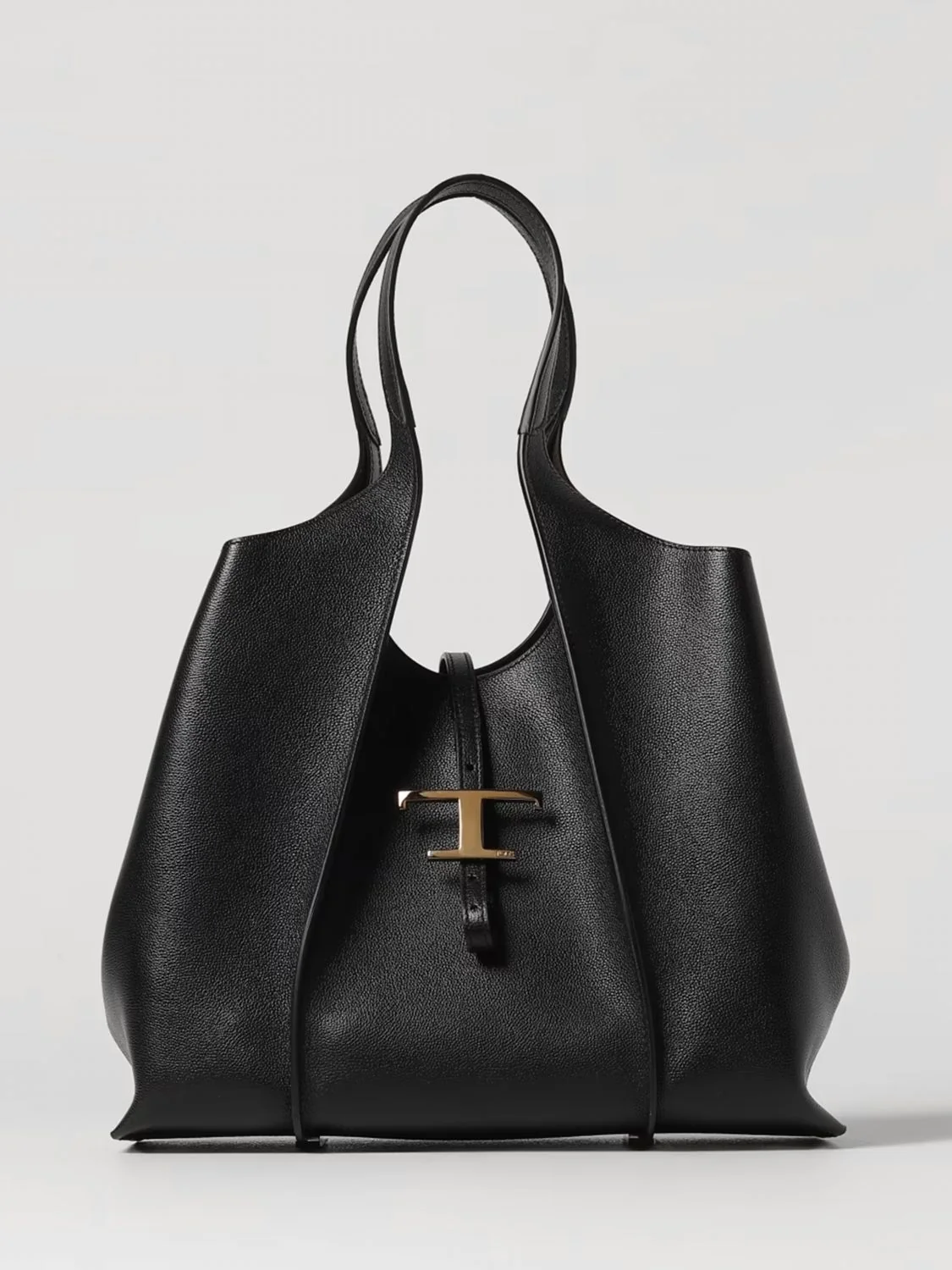 t timeless mini grained leather bag