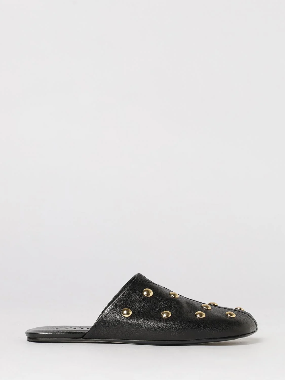 rita studded leather mules chloé