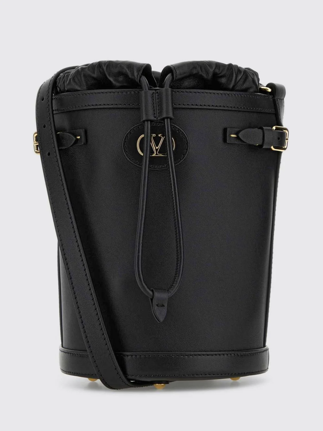 VALENTINO GARAVANI OS antibes leather bucket bag