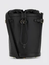 antibes leather bucket bag