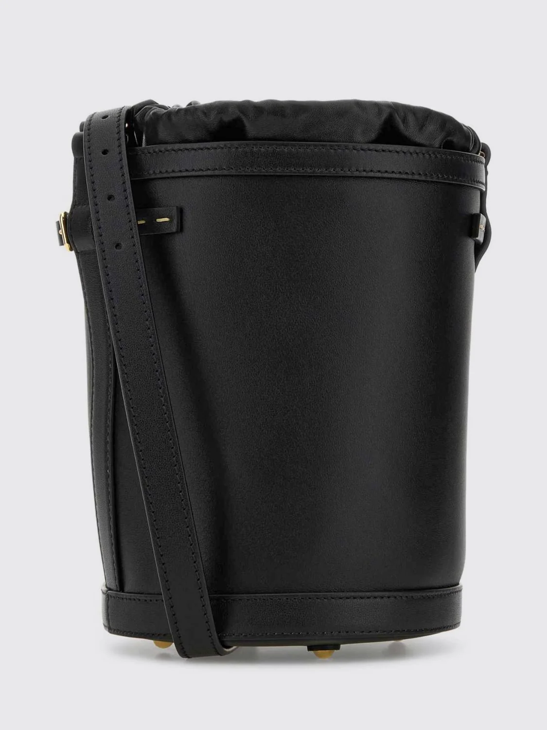 antibes leather bucket bag