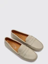 gommino hammered leather loafers