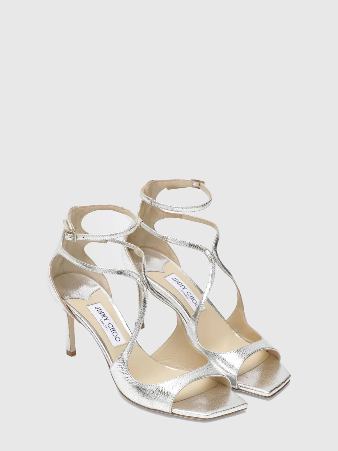 JIMMY CHOO 36 azia sandal in laminated leather